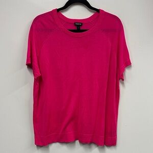 Torrid Fuchsia Short Sleeve knit tee 0